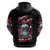 Skull Santa Claus Hoodie Santa Claus Is Coming To Town - Wonder Print Shop