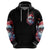 Skull Santa Claus Hoodie Santa Claus Is Coming To Town - Wonder Print Shop