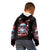Skull Santa Claus Kid Hoodie Santa Claus Is Coming To Town - Wonder Print Shop