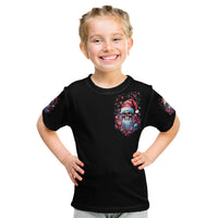 Skull Santa Claus Kid T Shirt Santa Claus Is Coming To Town - Wonder Print Shop