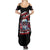 Skull Santa Claus Summer Maxi Dress Santa Claus Is Coming To Town - Wonder Print Shop