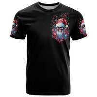 Skull Santa Claus T Shirt Santa Claus Is Coming To Town - Wonder Print Shop