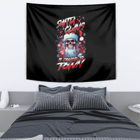 Skull Santa Claus Tapestry Santa Claus Is Coming To Town - Wonder Print Shop