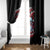 Skull Santa Claus Window Curtain Santa Claus Is Coming To Town - Wonder Print Shop