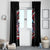 Skull Santa Claus Window Curtain Santa Claus Is Coming To Town - Wonder Print Shop