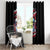 Skull Santa Claus Window Curtain Santa Claus Is Coming To Town - Wonder Print Shop