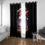 Skull Santa Claus Window Curtain Santa Claus Is Coming To Town - Wonder Print Shop