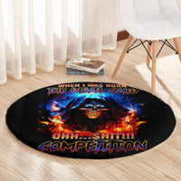flame-skull-round-carpet-when-i-was-born-the-devil-said-competition