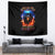 Flame Skull Tapestry When I Was Born The Devil Said Competition - Wonder Print Shop
