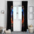 Flame Skull Window Curtain When I Was Born The Devil Said Competition - Wonder Print Shop