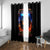 Flame Skull Window Curtain When I Was Born The Devil Said Competition - Wonder Print Shop