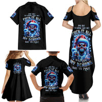 Skull Santa Claus Family Matching Summer Maxi Dress and Hawaiian Shirt One Day Say Fuck Itt All And Let My Demons Out - Wonder Print Shop