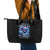 Skull Santa Claus Leather Tote Bag One Day Say Fuck Itt All And Let My Demons Out - Wonder Print Shop