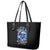 Skull Santa Claus Leather Tote Bag One Day Say Fuck Itt All And Let My Demons Out - Wonder Print Shop