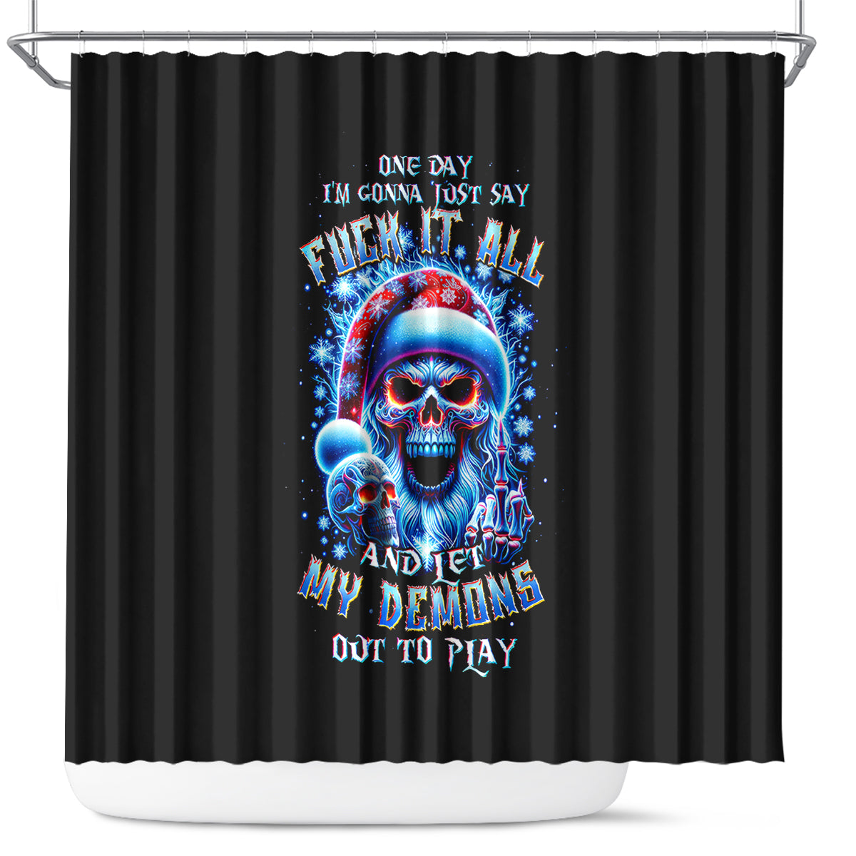 skull-santa-claus-shower-curtain-one-day-say-fuck-itt-all-and-let-my-demons-out