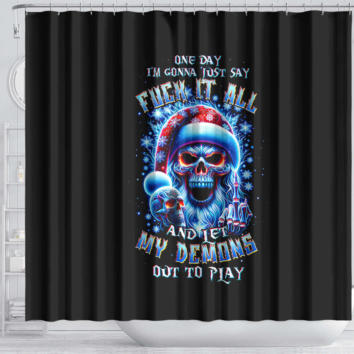skull-santa-claus-shower-curtain-one-day-say-fuck-itt-all-and-let-my-demons-out
