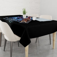 Skull Santa Claus Tablecloth One Day Say Fuck Itt All And Let My Demons Out - Wonder Print Shop
