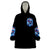 Skull Santa Claus Wearable Blanket Hoodie One Day Say Fuck Itt All And Let My Demons Out - Wonder Print Shop