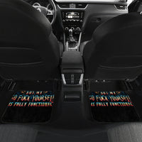 Skull Santa Claus Car Mats My Give A Fuck Is Broken My Go Fuck Yourself - Wonder Print Shop