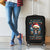 Skull Santa Claus Luggage Cover My Give A Fuck Is Broken My Go Fuck Yourself - Wonder Print Shop