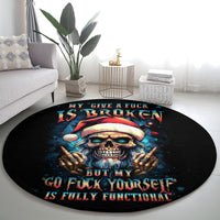 skull-santa-claus-round-carpet-my-give-a-fuck-is-broken-my-go-fuck-yourself