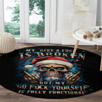 skull-santa-claus-round-carpet-my-give-a-fuck-is-broken-my-go-fuck-yourself