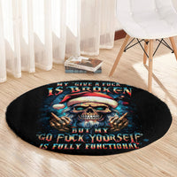 skull-santa-claus-round-carpet-my-give-a-fuck-is-broken-my-go-fuck-yourself