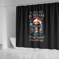 skull-santa-claus-shower-curtain-my-give-a-fuck-is-broken-my-go-fuck-yourself