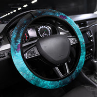 Skull Santa Claus Steering Wheel Cover My Give A Fuck Is Broken My Go Fuck Yourself - Wonder Print Shop