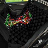 Skeleton Santa Claus Back Car Seat Cover Hello Darkness My Old Friend - Wonder Print Shop