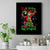 Skeleton Santa Claus Canvas Wall Art Hello Darkness My Old Friend - Wonder Print Shop