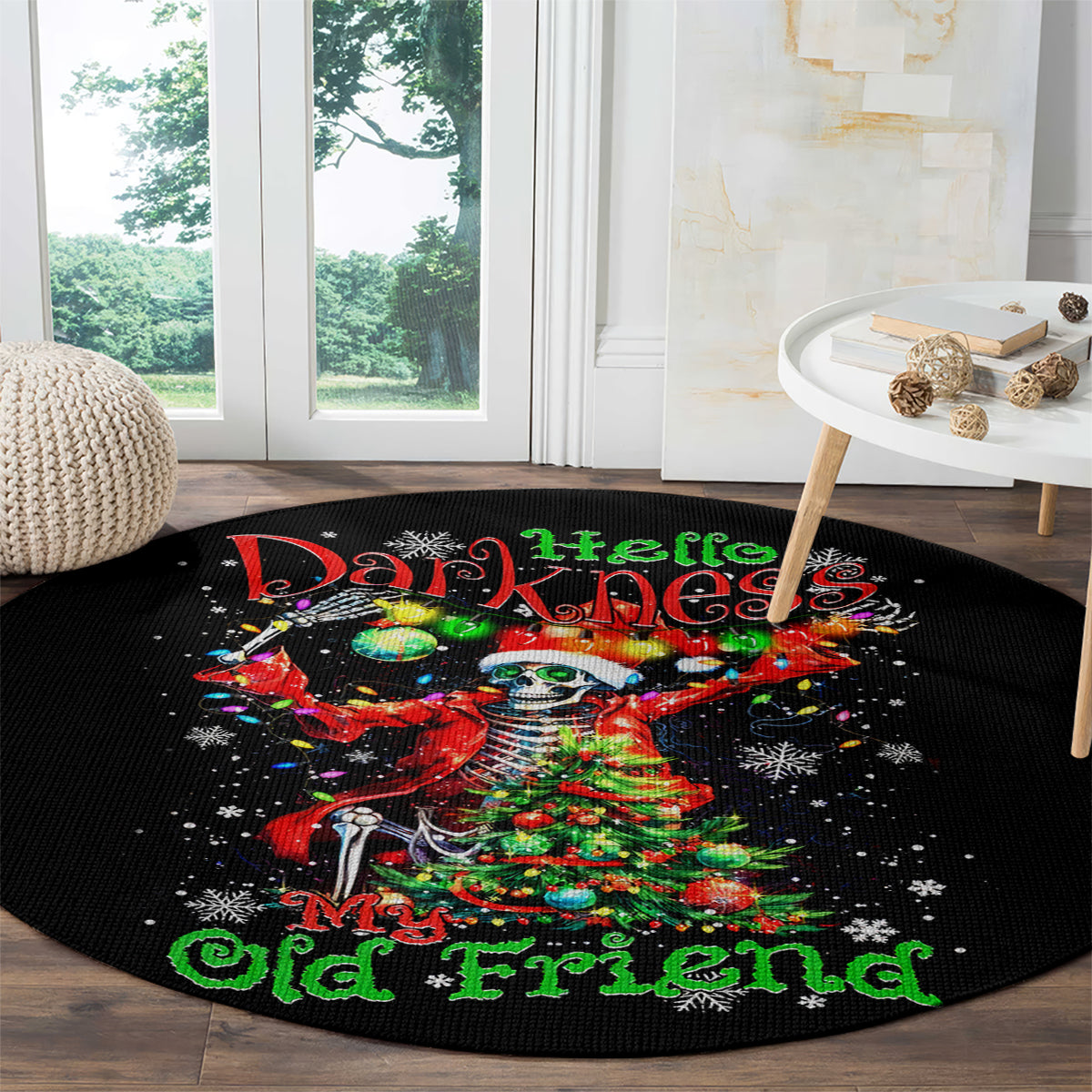 skeleton-santa-claus-round-carpet-hello-darkness-my-old-friend
