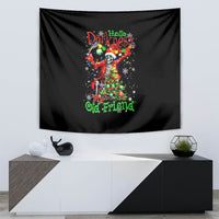 Skeleton Santa Claus Tapestry Hello Darkness My Old Friend - Wonder Print Shop