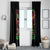 Skeleton Santa Claus Window Curtain Hello Darkness My Old Friend - Wonder Print Shop