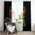 Skeleton Santa Claus Window Curtain Hello Darkness My Old Friend - Wonder Print Shop