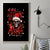 Skull Santa Claus Canvas Wall Art Hello Darkness My Old Friend - Wonder Print Shop