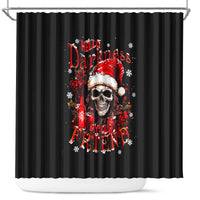 skull-santa-claus-shower-curtain-hello-darkness-my-old-friend