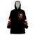 Skull Santa Claus Wearable Blanket Hoodie Hello Darkness My Old Friend - Wonder Print Shop