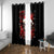 Skull Santa Claus Window Curtain Hello Darkness My Old Friend - Wonder Print Shop