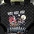 Skeleton Santa Claus Back Car Seat Cover Santa Is Coming Ho Ho Ho - Wonder Print Shop