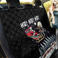 Skeleton Santa Claus Back Car Seat Cover Santa Is Coming Ho Ho Ho - Wonder Print Shop