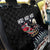 Skeleton Santa Claus Back Car Seat Cover Santa Is Coming Ho Ho Ho - Wonder Print Shop
