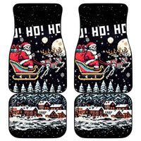 Skeleton Santa Claus Car Mats Santa Is Coming Ho Ho Ho - Wonder Print Shop