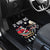 Skeleton Santa Claus Car Mats Santa Is Coming Ho Ho Ho - Wonder Print Shop