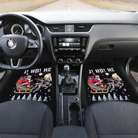 Skeleton Santa Claus Car Mats Santa Is Coming Ho Ho Ho - Wonder Print Shop
