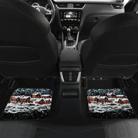 Skeleton Santa Claus Car Mats Santa Is Coming Ho Ho Ho - Wonder Print Shop