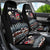 Skeleton Santa Claus Car Seat Cover Santa Is Coming Ho Ho Ho - Wonder Print Shop
