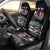Skeleton Santa Claus Car Seat Cover Santa Is Coming Ho Ho Ho - Wonder Print Shop