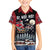 Skeleton Santa Claus Kid Hawaiian Shirt Santa Is Coming Ho Ho Ho - Wonder Print Shop