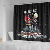 skeleton-santa-claus-shower-curtain-santa-is-coming-ho-ho-ho